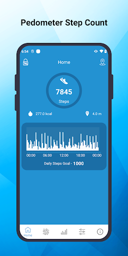 Android application Pedometer Step Counter screenshort