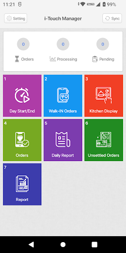 i-Touch Manager Screen 3
