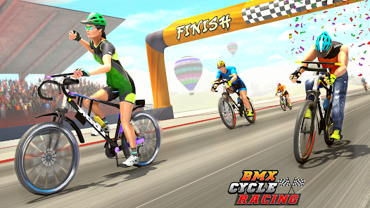 BMX Cycle Racing Bicycle Stunt apklade screenshots 2