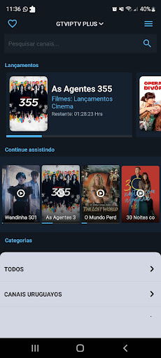 Android application Reprodutor IPTV Plus screenshort