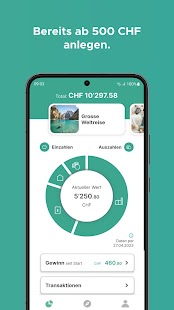 findependent – Anlage-App Screenshot