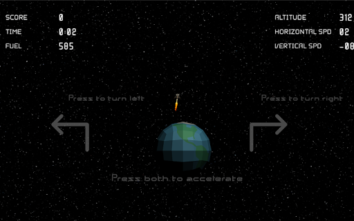 Android application Moon Lander: Lunar Mission screenshort