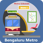 Cover Image of ดาวน์โหลด Bengaluru Metro - BMRCL Schedule/Map Route 1.0 APK