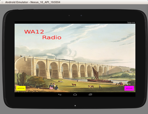 WA12 Internet Radio Player Screen 3