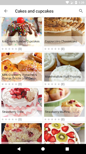 Dessert Recipes Screen 2