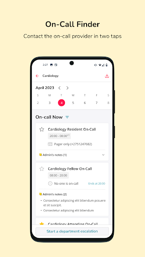 Hypercare-Medical Coordination Screen 2
