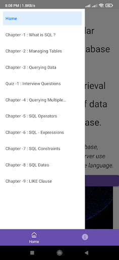 SQL Handbook - Learn SQL Screen 2