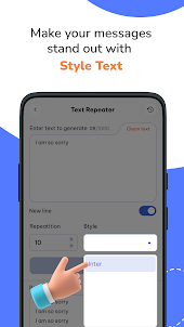 Text repeater 10k: Text bomber