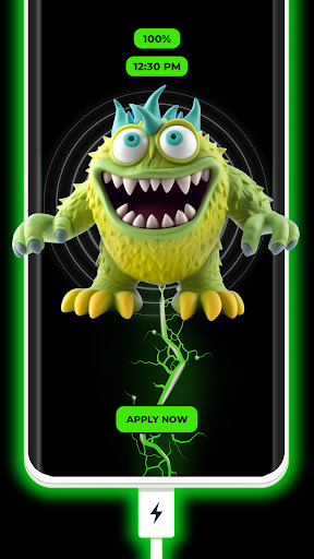 4k Charging Animation Screen 3