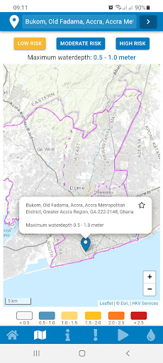 My Flood Risk Accra Screen 2