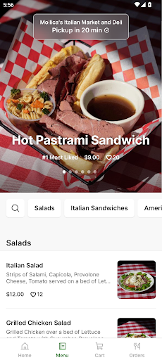 Mollicas Italian Market &Deli Screen 2