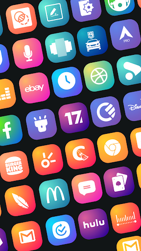 Gradiency HD Icon Pack Screen 2
