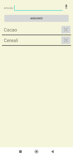ListaSpesa Screen 3