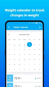 Weight loss diary&BMI Tracker