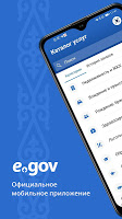 screenshot of eGov mobile