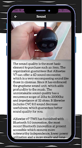 Alfawise V7 TWS Earphone Guide