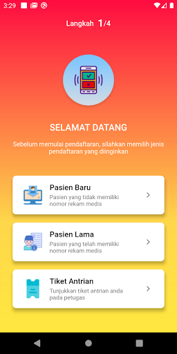 Antrian online RSUD Banggai La Screen 2