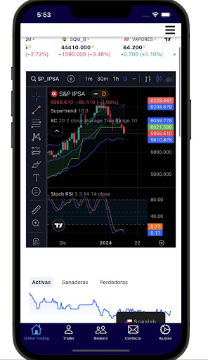 Android application Trading EF screenshort