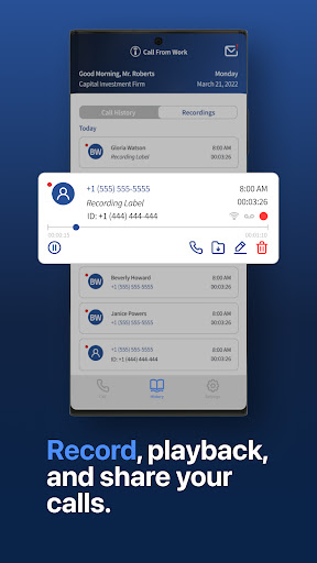 Call From Work Screen 3