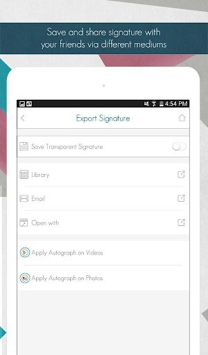 Screenshot of Autograph+: Signature Maker