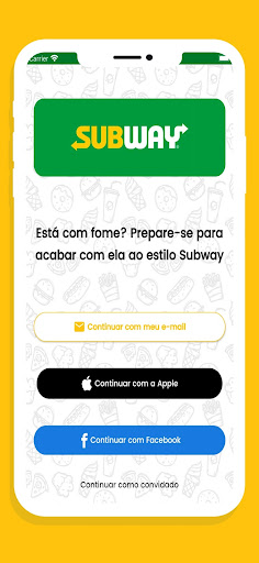 Android application Subway - Av. Maringá screenshort