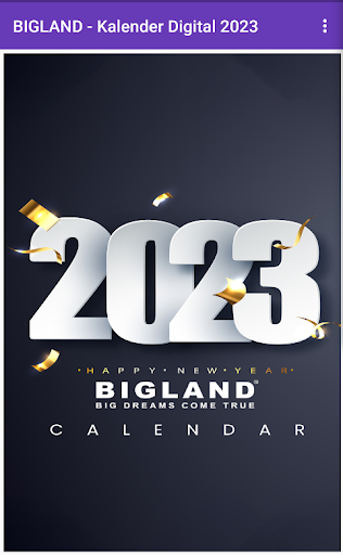 Android application BIGLAND Kalender Digital 2023 screenshort