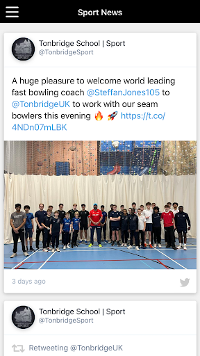 Tonbridge School Sport Screen 2