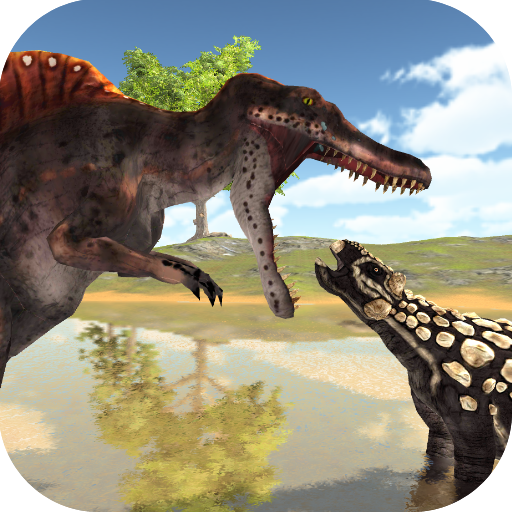 Hungry Spino Coastal Dino Hunt logo