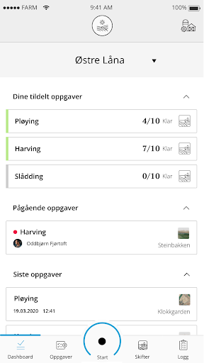 Android application Eana Skifte screenshort