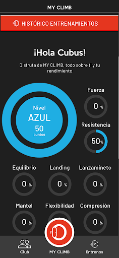 Android application Climbtomic screenshort