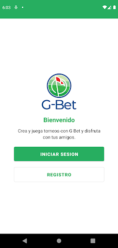 Android application G-BET screenshort