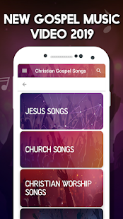 Christian songs & music : Gospel music video 1.7 APK screenshots 5
