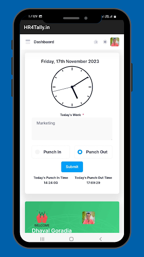 Android application HR4Tally.in screenshort
