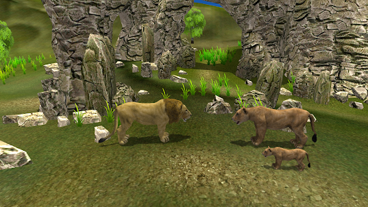 Lion Family Simulator 3d