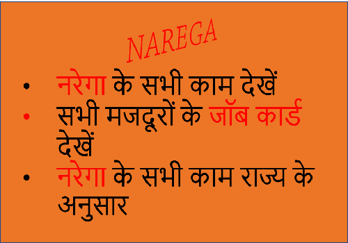 Narega Job Card MNREGA Info Screen 2