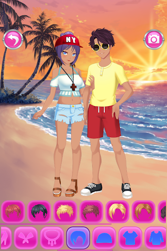 Anime Couples Dress Up Game 1.0.9 screenshots 3