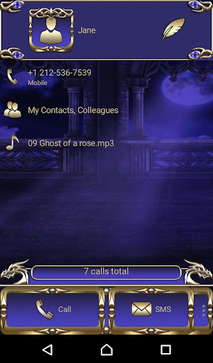 Moonlight Dragons Dialer theme Screen 2