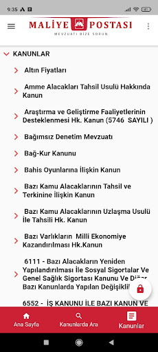 Maliye Postası Mevzuat Haberci Screen 2
