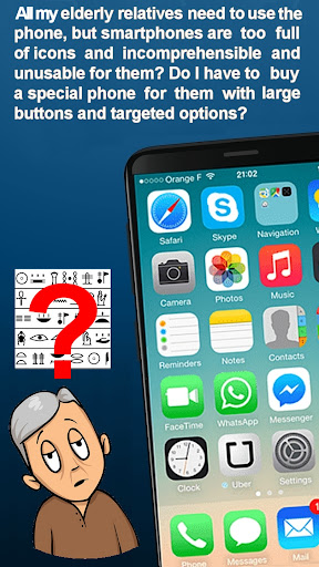 Android application BIG, Easy Phone Calls screenshort