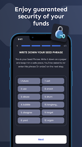 BlackFort Wallet Screen 2