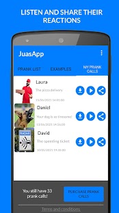 JuasApp - Prank Calls Screenshot
