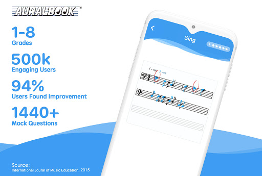 Android application AURALBOOK for ABRSM Grade 1-8 screenshort