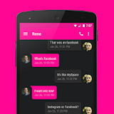 EvolveSMS Theme Stealth Pink icon