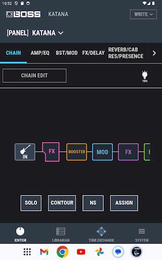 Screenshot of BTS for KATANA Gen 3