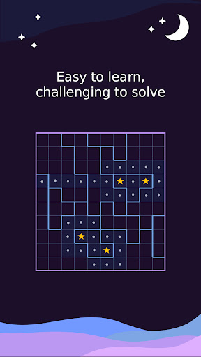 Android application Star Battle Puzzle - Hoshi screenshort