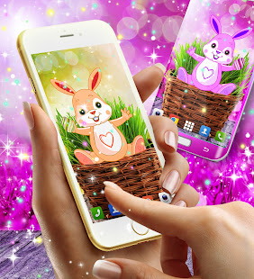 Cute bunny live wallpaper 19.8grad APK screenshots 4