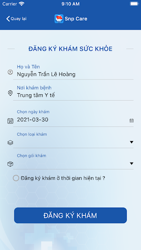SNP Care Screen 3