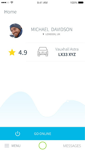 Android application elogii Driver screenshort