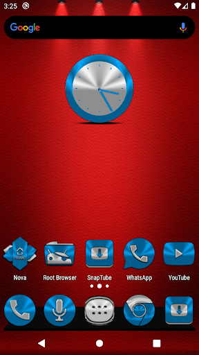 Light Blue Icon Pack Screen 2