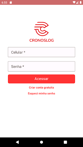 Android application Cronoslog screenshort